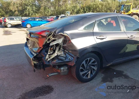 2016 Honda Civic Ex from USA, damaged, VIN 19XFC2F78GE036358